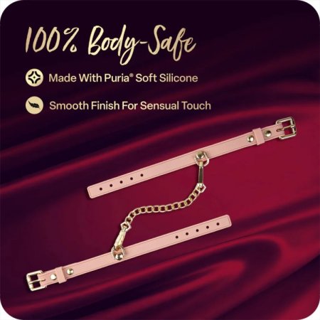 (image for) Temptasia Ardor - Silicone Wrist & Ankle Restraints - Pink