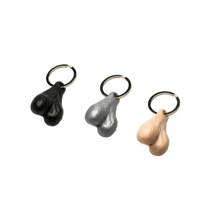 (image for) Nuts 3 Keychain Set - Dark/Light/Silver