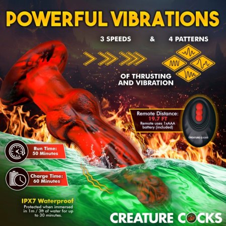 (image for) Hell Wolf Thrusting & Vibrating Silicone