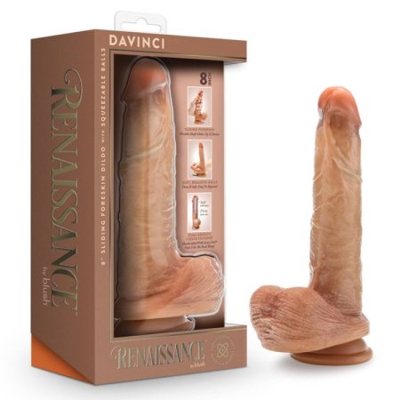 (image for) Renaissance DaVinci - 8" Sliding Dildo