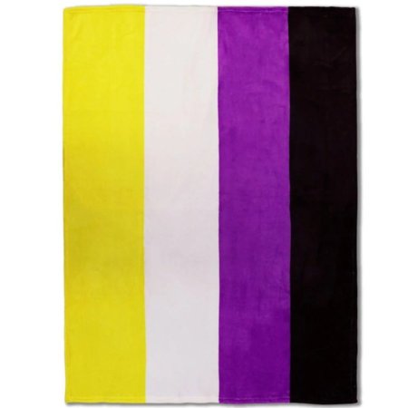 (image for) Non-Binary Polar Fleece Blanket 50"x60"