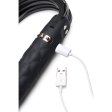 (image for) Vibra-Lasher 9X Vibrating Silicone Dildo Flogger
