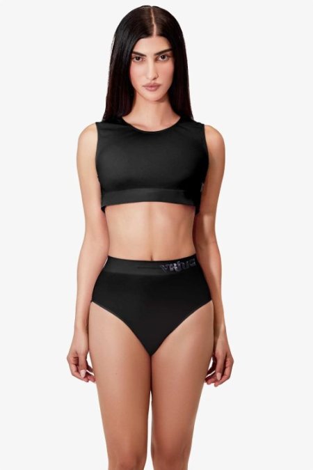 (image for) Womens Large - JockVStrap Sheer Briefs - Black