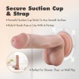 (image for) Dr. Skin Plus - 6" Posable Dildo With Balls - Vanilla