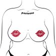(image for) Kisses Sparkly Red Kissing Puckered Lips