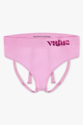 Womens Large - JockVStrap Sheer Briefs - Taffy