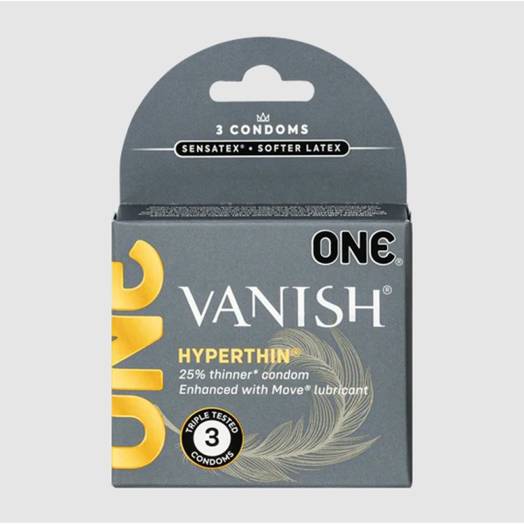 (image for) ONE Vanish Hyperthin Condoms - 3pk