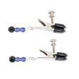 (image for) Blue Beaded Clamps - Adj Broad Tip