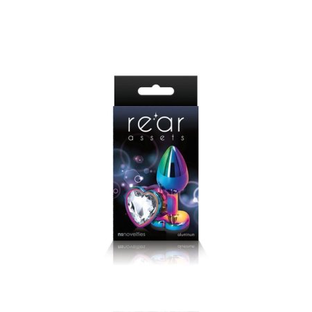 (image for) Rear Assets Multicolor Heart Small-Clear