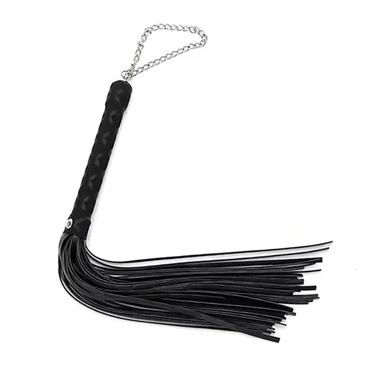(image for) Black on Black Flogger 16\"