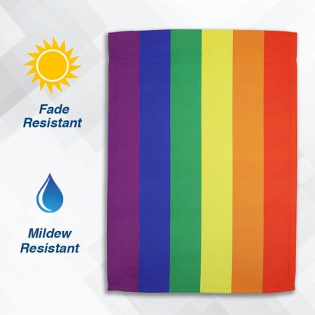 (image for) Rainbow Polar Fleece Blanket 50" x 60"