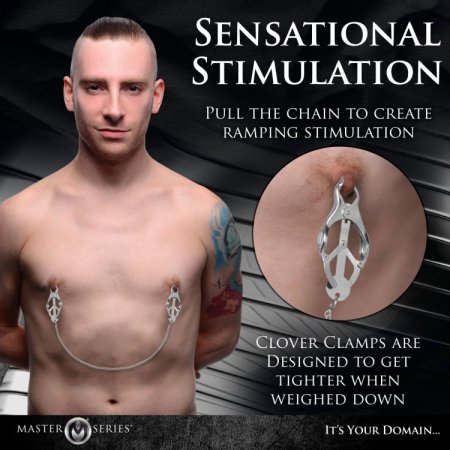 (image for) Tyrant Spiked Clover Nipple Clamps