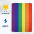 (image for) Rainbow Polar Fleece Blanket 50" x 60"
