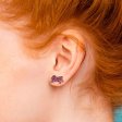 (image for) SEXY Pink & Gold Earrings *