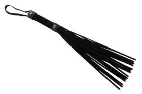 Short Suede Flogger - All Black Short Suede Flogger - All Black