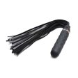 (image for) Vibra-Lasher 9X Vibrating Silicone Dildo Flogger