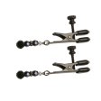 (image for) Black Beaded Clamps - Adj Broad Tip