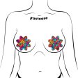 (image for) Neon Flowers Petal Breast Pasties
