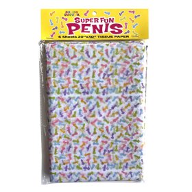 Super Fun Tissue Paper - colourful peckers