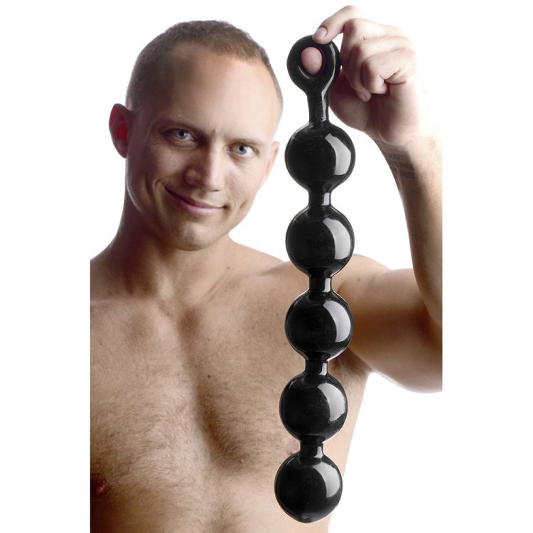 (image for) Black Baller Anal Beads *bulk*