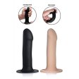 (image for) Squeezable Phallic Dildo - Black