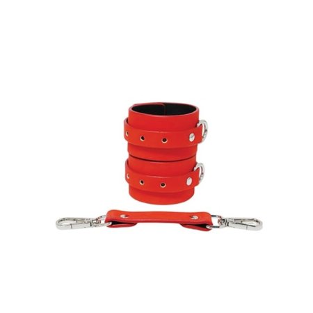 (image for) HEAT TEASE - CUFFS - BLOOD ORANGE/YELLOW