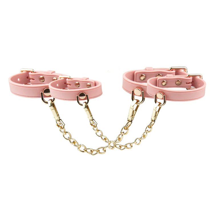 (image for) Temptasia Ardor - Silicone Wrist & Ankle Restraints - Pink