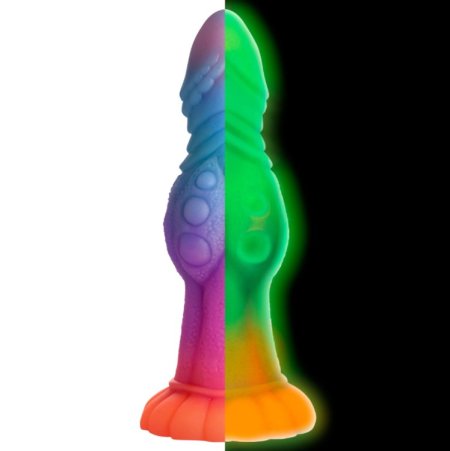 (image for) Galactic Cock Alien Glow-In-Dark Dildo
