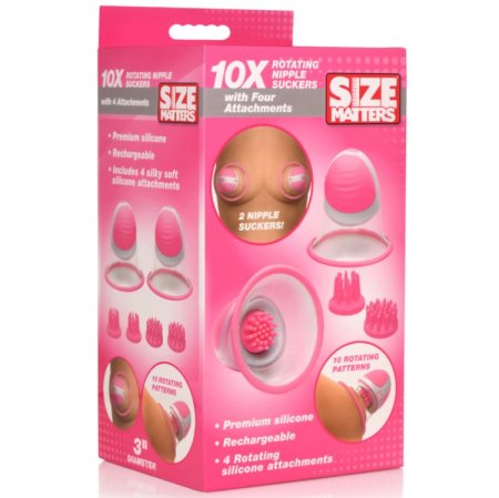 (image for) Rotating Silicone Nipple Suckers plus