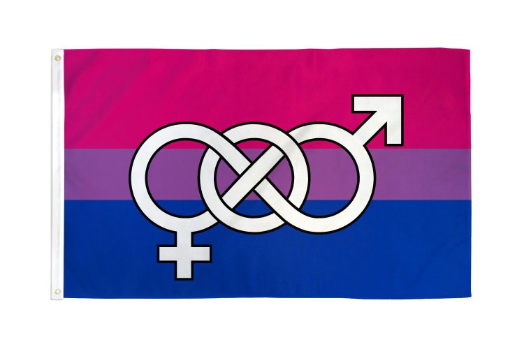 (image for) Bisexual Symbol Flag 3x5ft Polyester