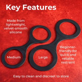 SEI MIO Handi-Cuffs Silicone - Medium