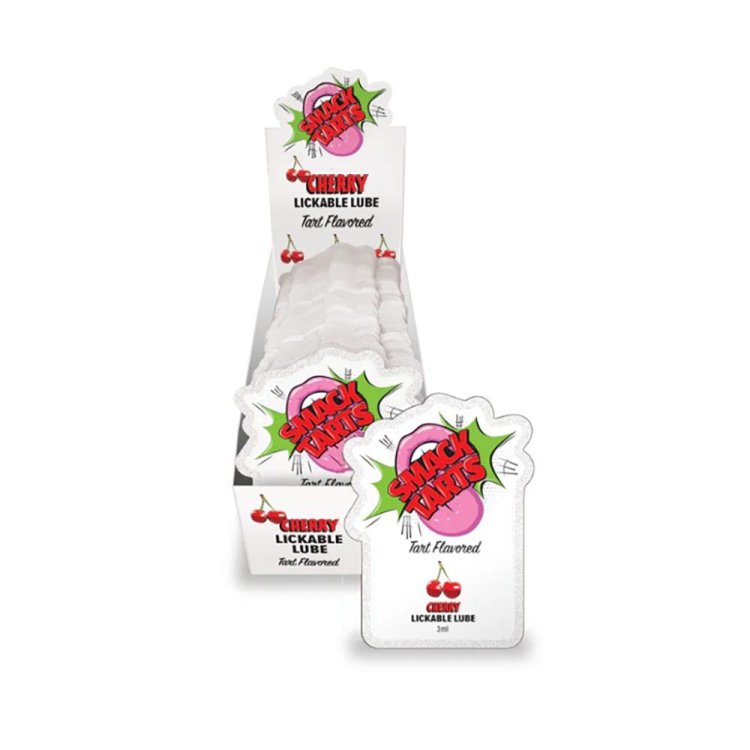 (image for) SMACK Tarts - Lickable Flavored Lubricant - Cherry 3ML Pouch Display of 36 ?