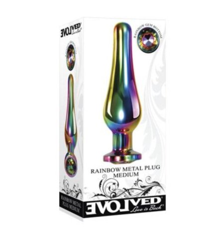 (image for) Evolved Rainbow Metal Plug - Medium