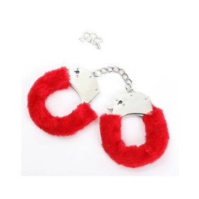 Hello Sexy Fuzzy Wrist Cuffs -Tiger Lily