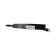(image for) Leather Collar with Faux Fur Lining Black