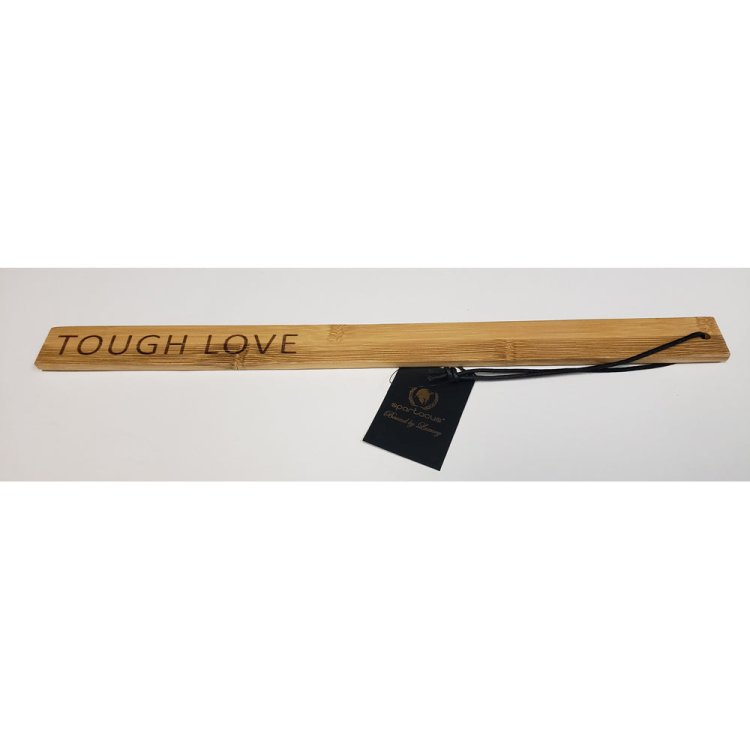 (image for) Bamboo Paddle Ruler - Tough Love
