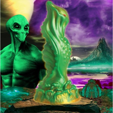 (image for) Nebula Alien Silicone Dildo *