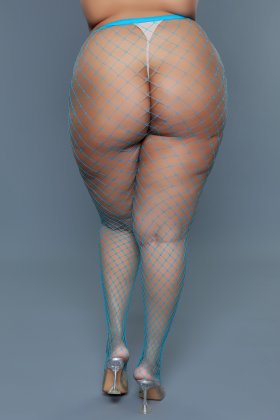 Can't Back Down Pantyhose - Turquoise Qu Can't Back Down Pantyhose - Turquoise Qu
