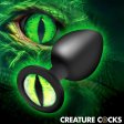 (image for) Creature Eye Green Eye Silicone Butt Plug - Medium