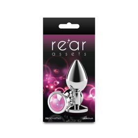 Rear Assets - Silver - Medium - Pink Gem Rear Assets - Silver - Medium - Pink Gem