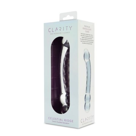 (image for) Clarity - Glass Dildo - Celestial Ridge