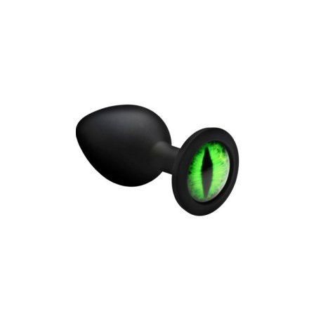 (image for) Creature Eye Green Eye Silicone Butt Plug - Medium