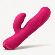 (image for) Flexible Ribbed Silicone Rabbit Vibrator