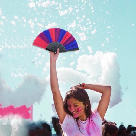(image for) Bisexual Pride Hand Fan