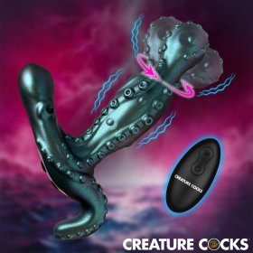 Octoprobe Gyrating Prostate Vibrator with Remote