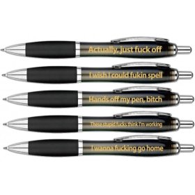 Outrageous Office Pens - 5pk Outrageous Office Pens - 5pk