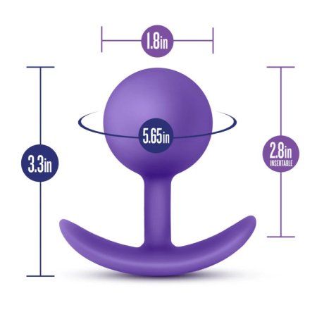 (image for) Luxe - Wearable Vibra Plug - Purple