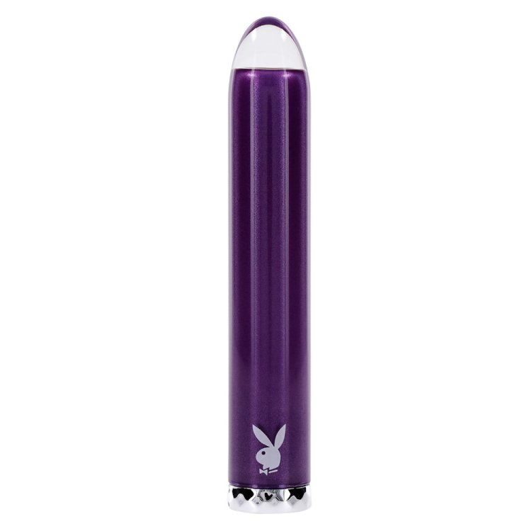 (image for) Playboy Amethyst Glass Vibe