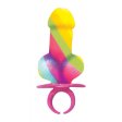 (image for) Rainbow Candy-Finger Ring - 12pc Display