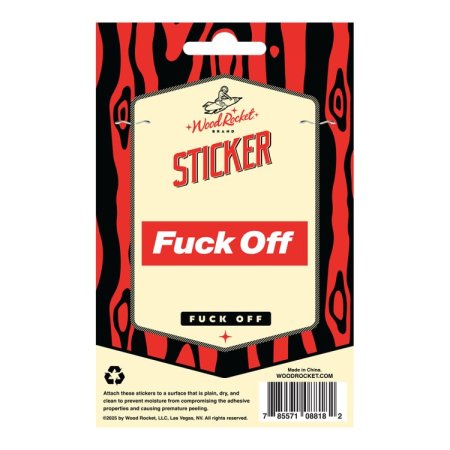 (image for) Fuck Off Sticker